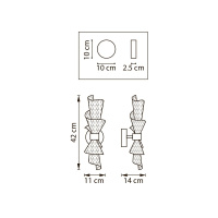 Бра Lightstar Acrile 737672