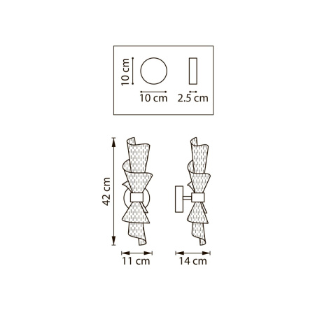 Бра Lightstar Acrile 737672