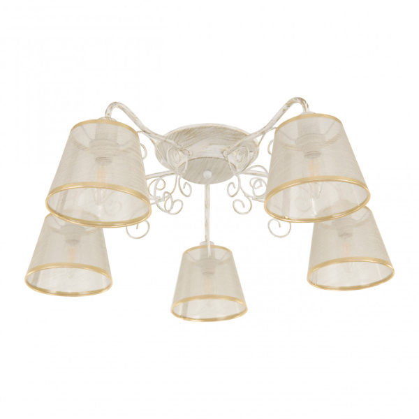 Потолочная люстра Arte Milano 341120/5 WT+G