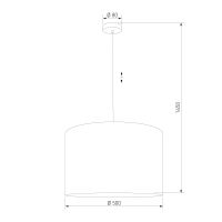 Подвесной светильник TK Lighting 11213 Vellum Sabia a072560