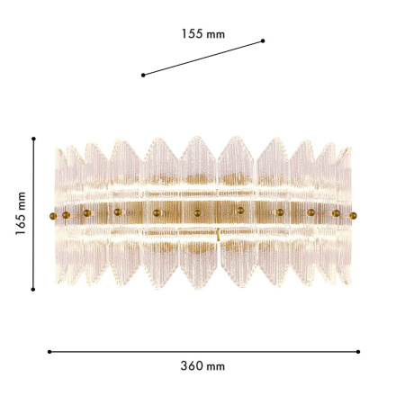 Настенный светильник Favourite Mirabella 4754-1W