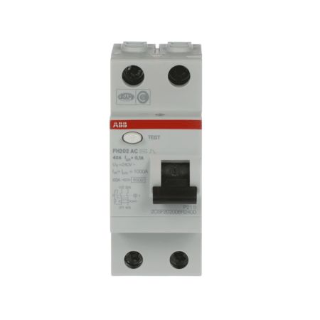 УЗО ABB FH202 2P 40A 100mA  AC
