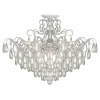 Потолочная люстра AM Group MONICA PL9 SILVER