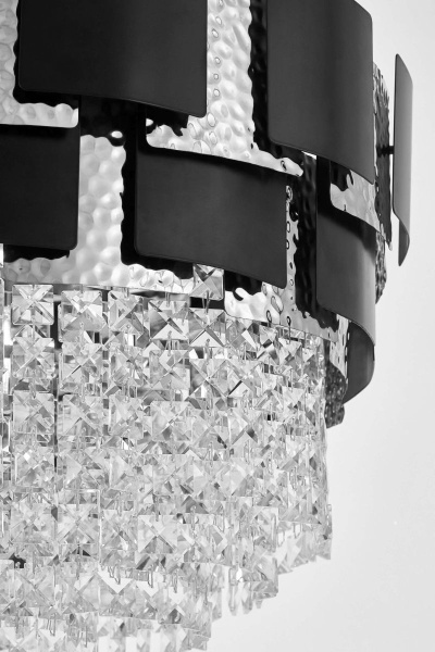 Подвесная люстра Lumina Deco LDP 7045-600 BK+CHR