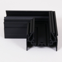 Магнитный шинопровод для натяжных потолков (гарпун) Reluce RL 06301 corner connector BK