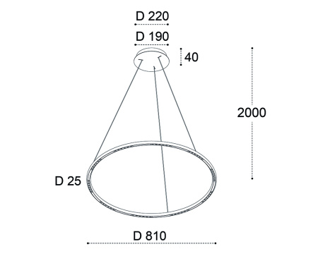 Подвесная люстра Italline IT013-6022 black 3000K