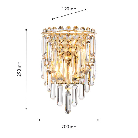 Настенный светильник Favourite Diadem 4724-2W
