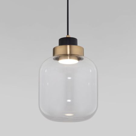 Подвесной светодиодный светильник Eurosvet Jeffry 50240/1 Led прозрачный