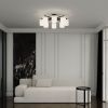 Потолочная люстра Eurosvet Glimmer 501001/8 черный жемчуг a072605