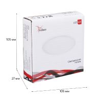 Встраиваемый светильник Reluce 70601-9.0-001OL LED6W WH 4000K