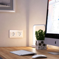 Рамка на 2 поста Acrylic айвори W0022743 Werkel