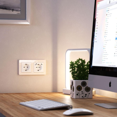 Рамка на 2 поста Acrylic айвори W0022743 Werkel