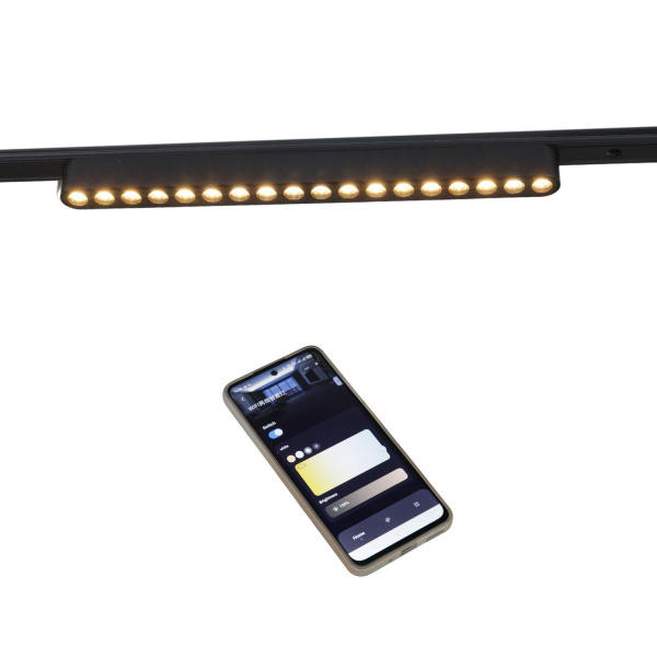 Трековый магнитный светильник (CCT+SMART) Reluce 13002-9.3-001UR magnetic LED16W BK CCT+SMART