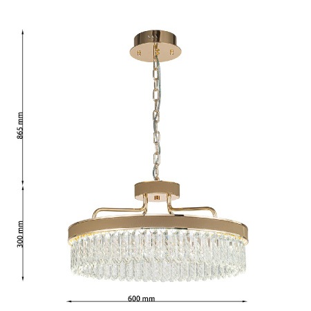 Подвесная люстра Favourite Visconte 4304-6P