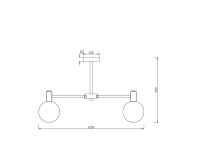 Люстра на штанге Freya Globo FR5175PL-06BS