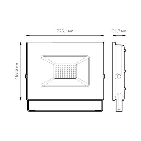 Прожектор Gauss Basic 688100370
