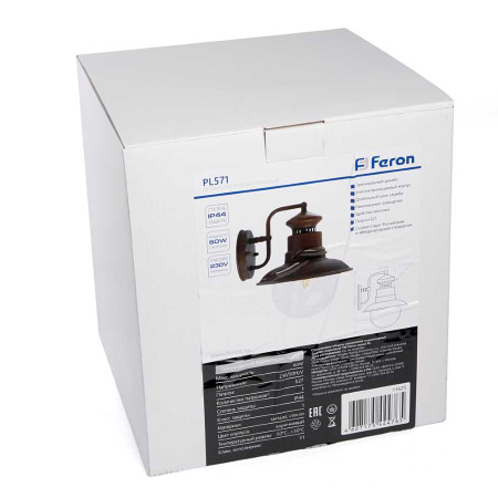 Уличный настенный светильник Feron Барселона PL571 11625