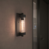 Уличный настенный светильник Elektrostandard Pipe D 35151/D чёрный a058261