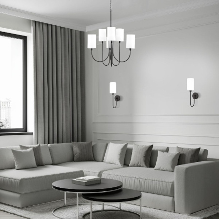 Бра Eurosvet Abbey 60164/1 черный a065751