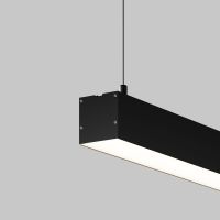 Линейный подвесной светильник Maytoni Technical 4000K 50x50 (Черный, 1 м) LL312028
