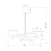 Подвесной светильник Eurosvet Vial 204053 LED a072060