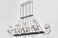 Подвесная люстра Lumina Deco LDP 9110-8-PR BK+CHR