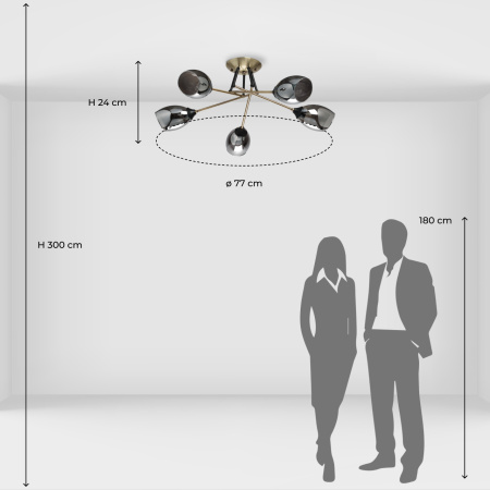 Потолочная люстра De Markt Вита 220014005