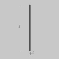 Шинопровод Maytoni Technical Busbar trunkings Arity TRX234-V-1B