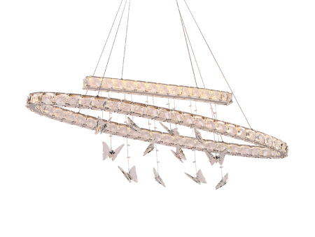 Подвесная люстра Newport 8120/120 oval chrome М0069613