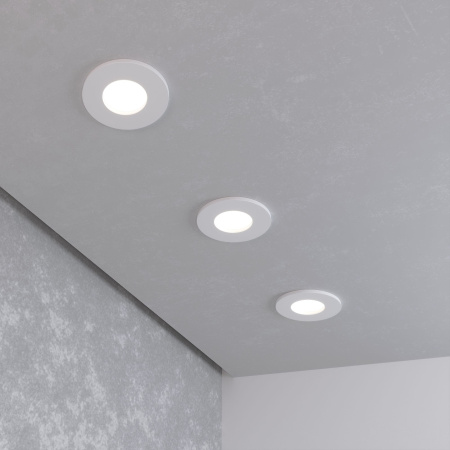 Встраиваемый светильник Elektrostandard 125 MR16 белый матовый