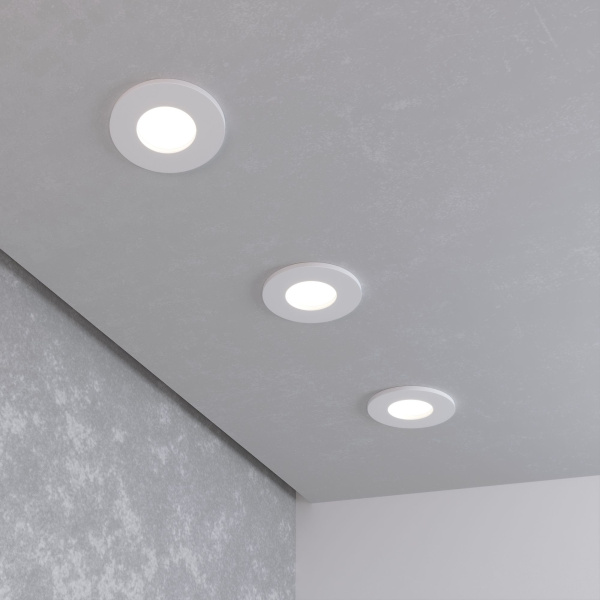 Встраиваемый светильник Elektrostandard 125 MR16 белый матовый