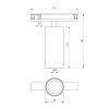 Трековый магнитный светильник Elektrostandard 85525/01 a071846