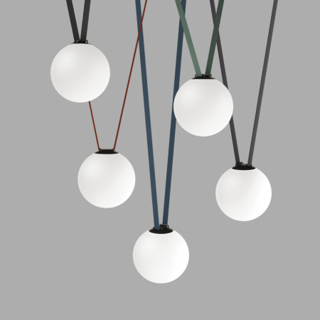 Трековый однофазный светильник Denkirs Belty Orb DK5554-BK