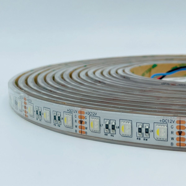 Светодиодная лента Favourite 24В SMD2835RGB 27Вт/м 4000K 5м IP20 2001-82720