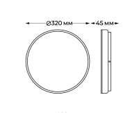 Уличный потолочный светильник Italline IT6011