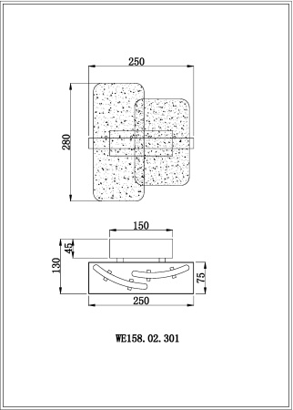 Бра Wertmark Nelly WE158.02.301
