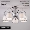 Потолочная люстра Eurosvet Tessa 60088/5 хром