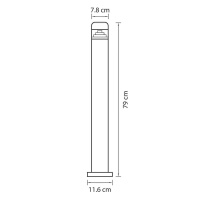 Уличный светодиодный светильник Lightstar Raggio 376707