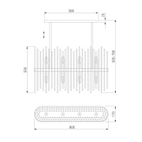Подвесная люстра Bogates Allure 485/8 Smart a065769