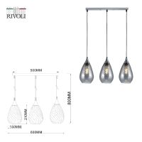 Подвесной светильник Rivoli Lily 9122-203 Б0054874