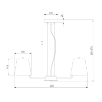 Подвесная люстра Eurosvet Amaretto 60155/3 хром