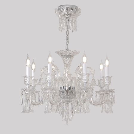 Подвесная люстра Crystal Lux VERSAILLES SP8 CHROME