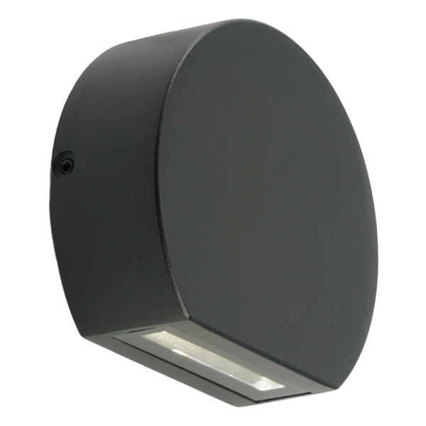 Уличный настенный светильник Feron Дели DH500, 6W, 55Lm, 3000/4000/6400К, черный