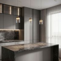 Подвесной светильник Eurosvet Palm 201056/1 LED латунь a072228