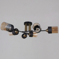 Потолочная люстра Reluce 48460-0.3-06 BK+COPPER