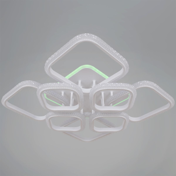 Потолочная люстра Reluce 06335-0.3-4+4A WH (RGB)