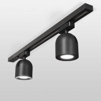 Трековый светильник для однофазного шинопровода Ogma GU10 черный Elektrostandard