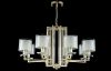 Подвесная люстра Crystal Lux Nicolas NICOLAS SP-PL8 GOLD/WHITE