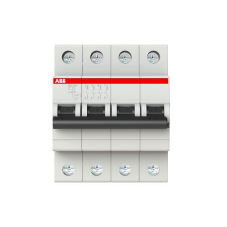 Автоматический выключатель ABB SH204 4-полюсный C32 6кА