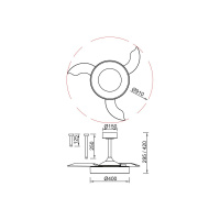 Люстра-вентилятор Mantra Niseko Fan 9092